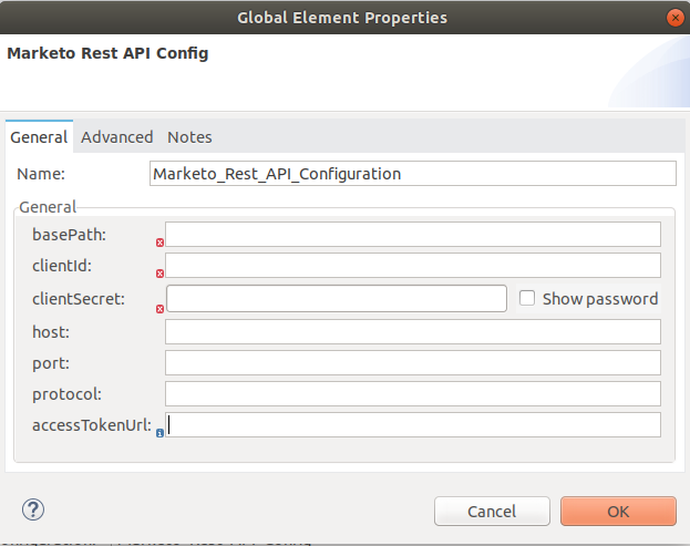 Studio Configuration options