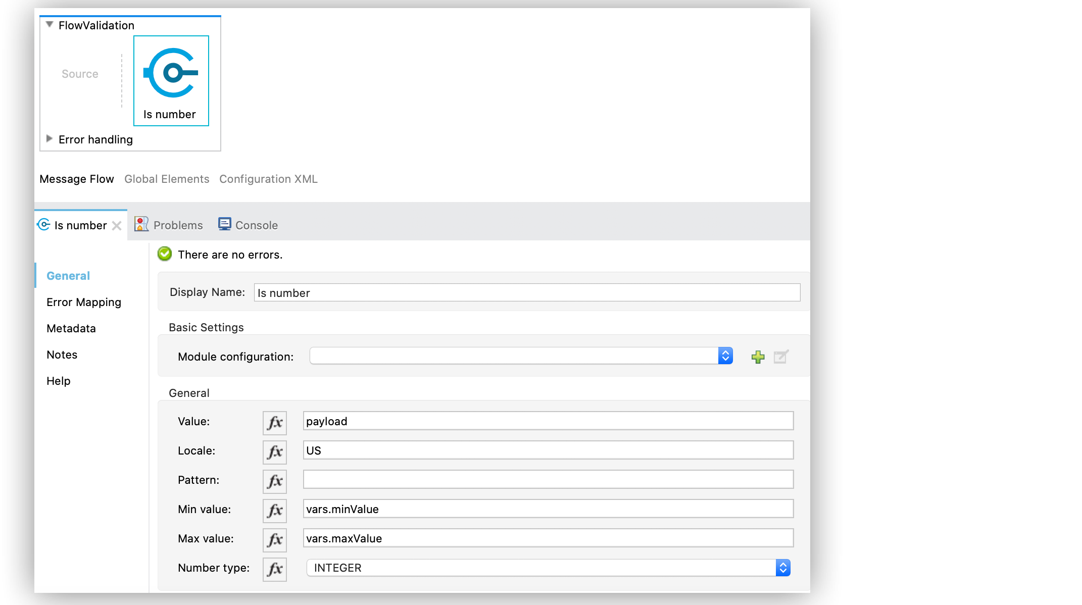Is number Configuration